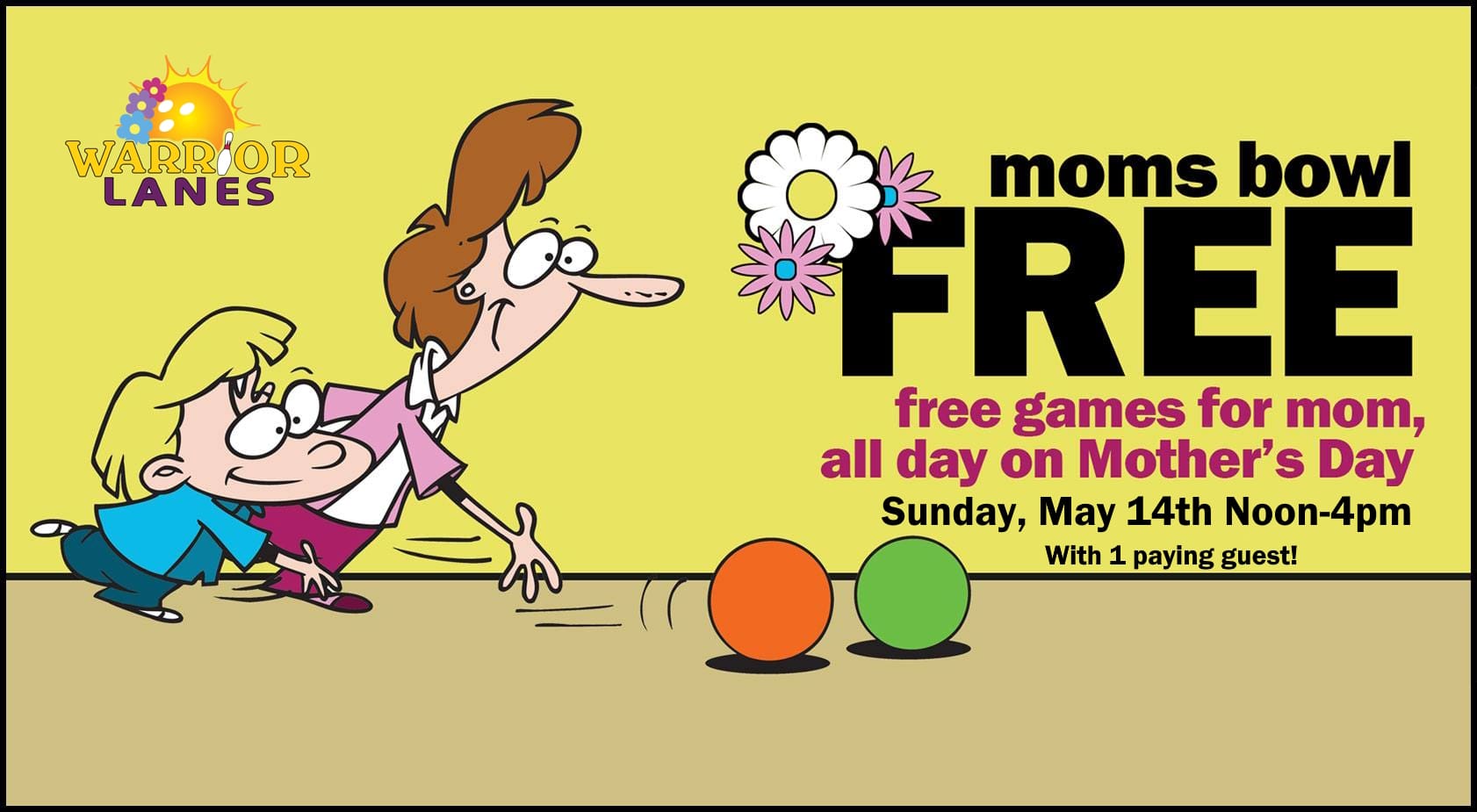 Moms Bowl Free on Mothers Day May 14 2023
